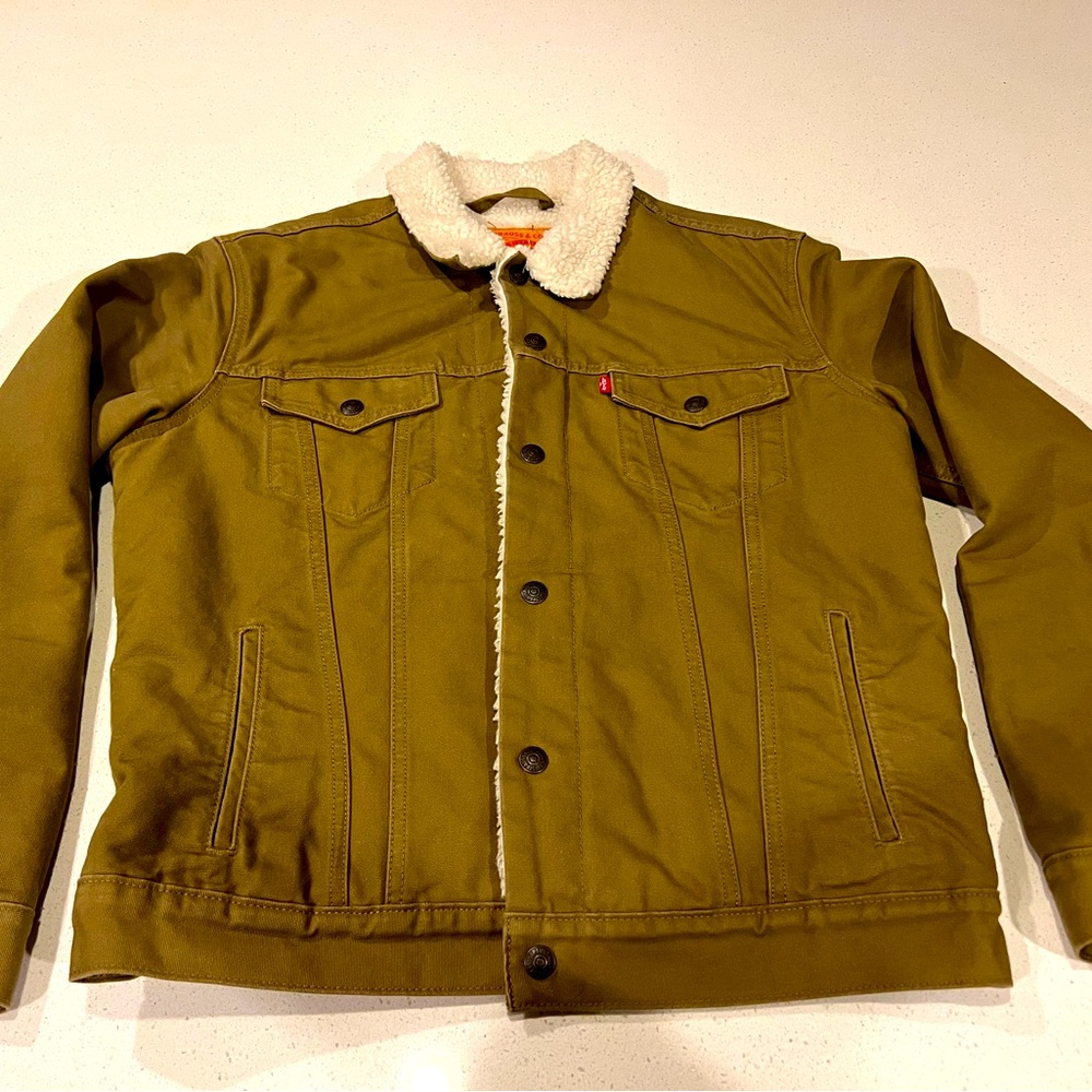 Levi’s Canvas Sherpa Lined Jacket